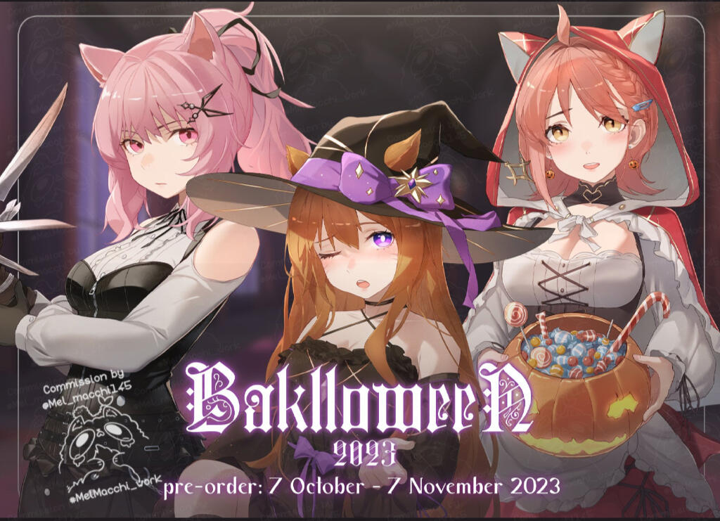 Baklloween: ใบเมนู + โลโก้