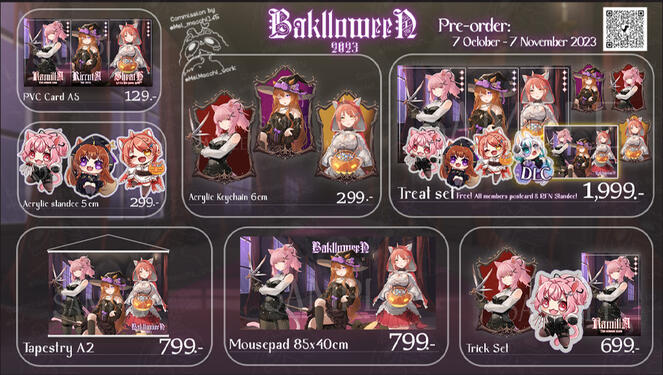 Baklloween: ใบเมนู+โลโก้